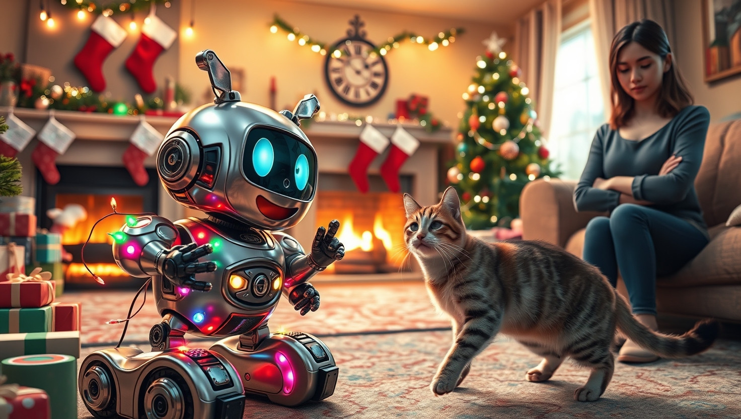 AITA for Refusing to Let My Sisters Cat Play with My Hyperactive Holiday Pet Robot?