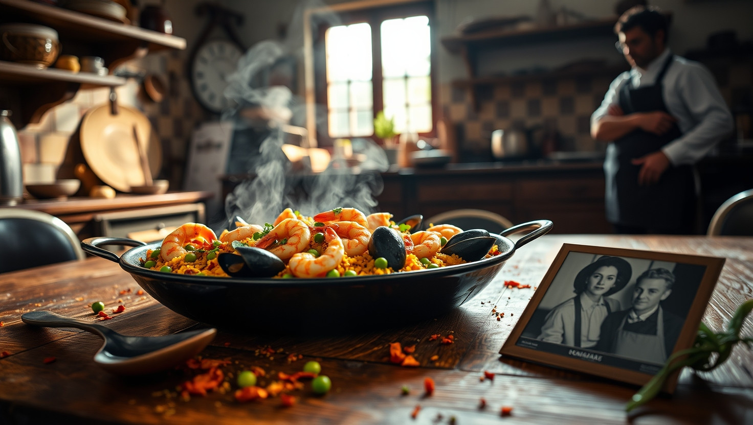 Should I Share My Secret Seafood Paella Recipe with Competing Restaurant Owner?