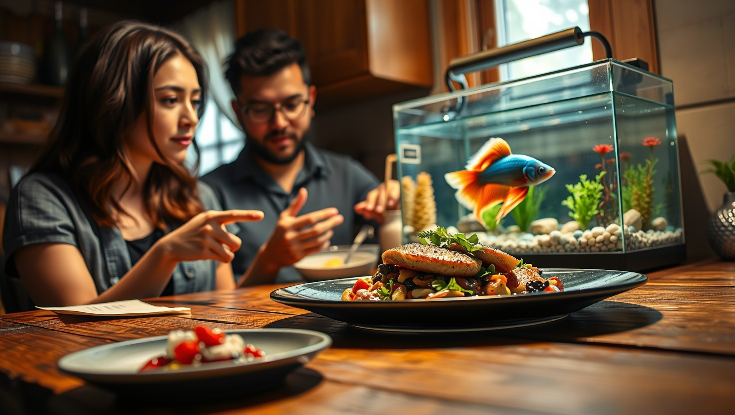 Should I Share My Special Fish Recipe with My Roommates Pampered Betta Fish?