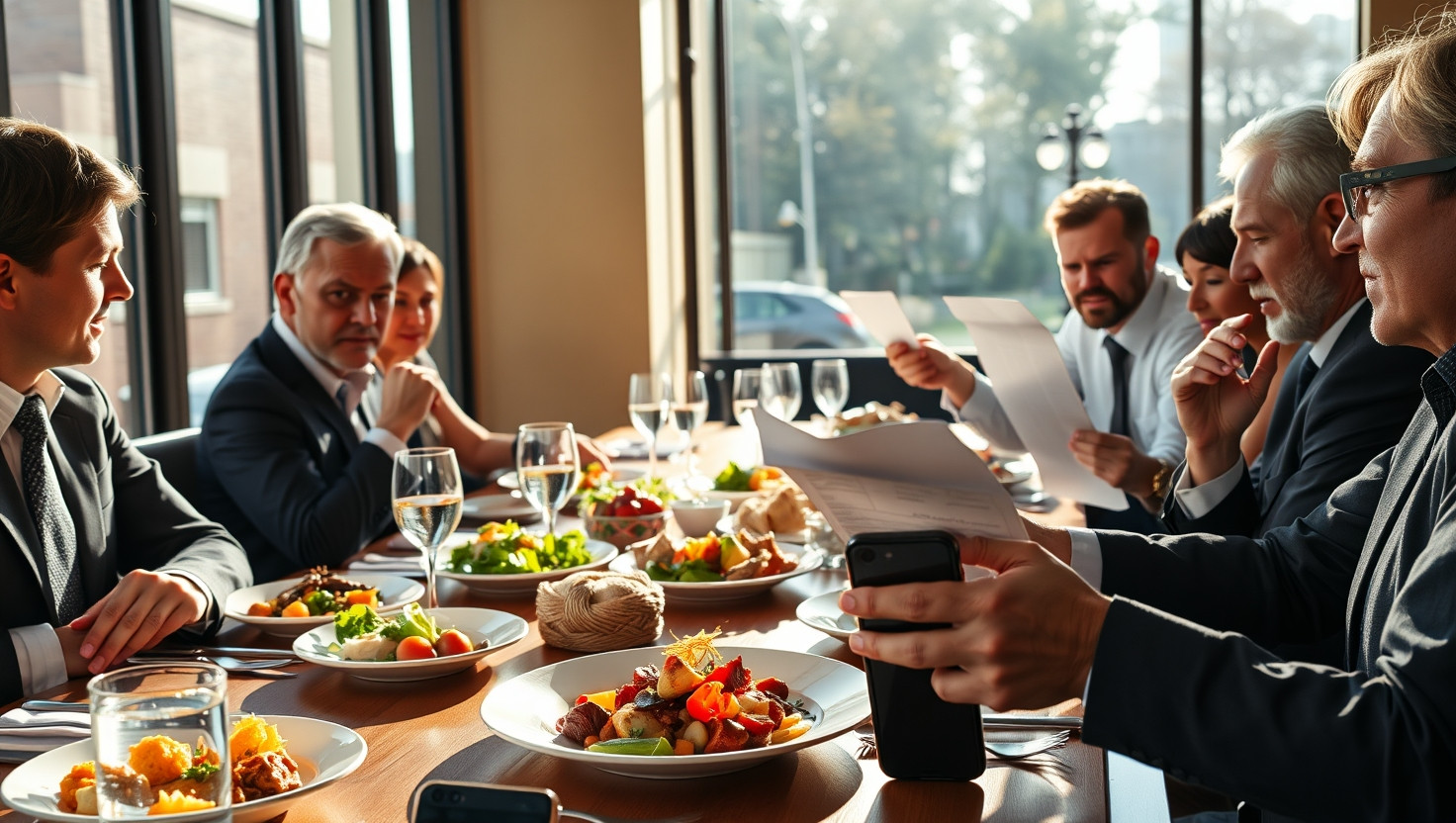 Work Lunch Dilemma: AITA for Refusing to Split Expensive Meal Tab with Coworkers?