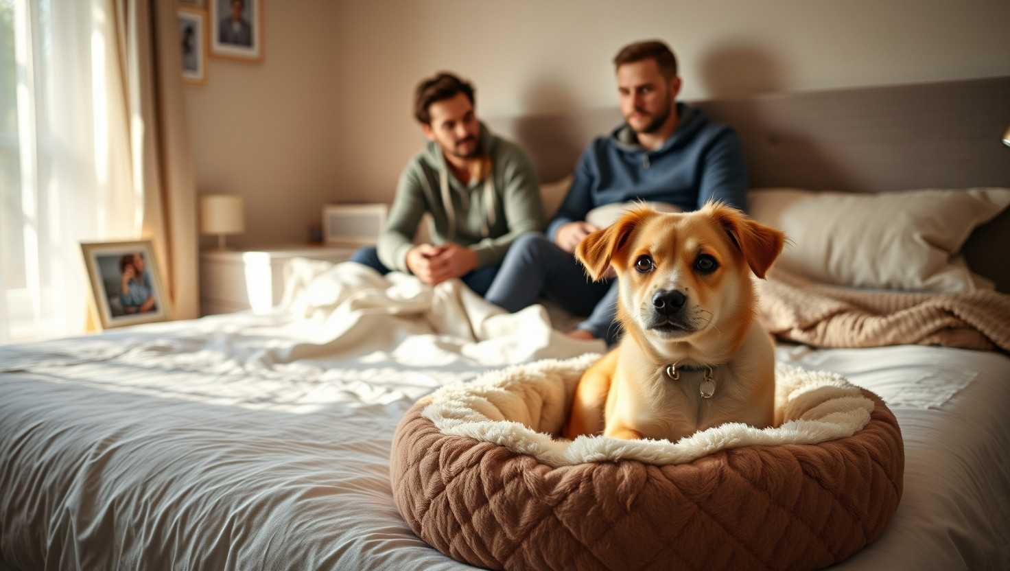 AITA for Not Allowing Partners Dog on Bed?