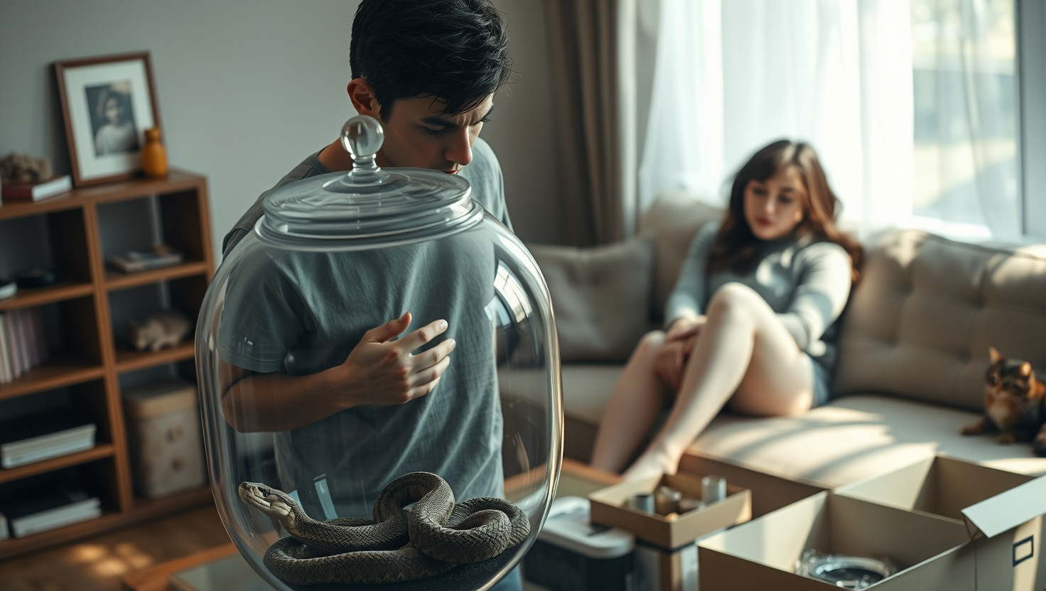 AITA for rehoming my girlfriends surprise python adoption?