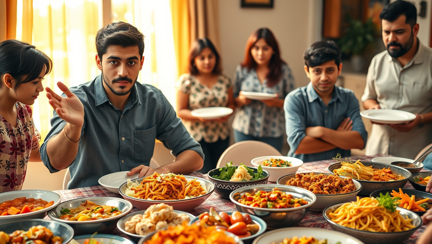 Family Conflict Erupts Over Potluck Theme: AITAH for Suggesting Around the World?