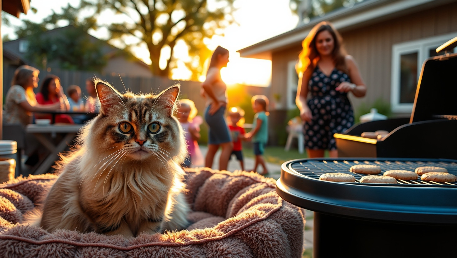 Family BBQ Dilemma: Choosing Cats Diet Over Niece and Nephews Meal Needs