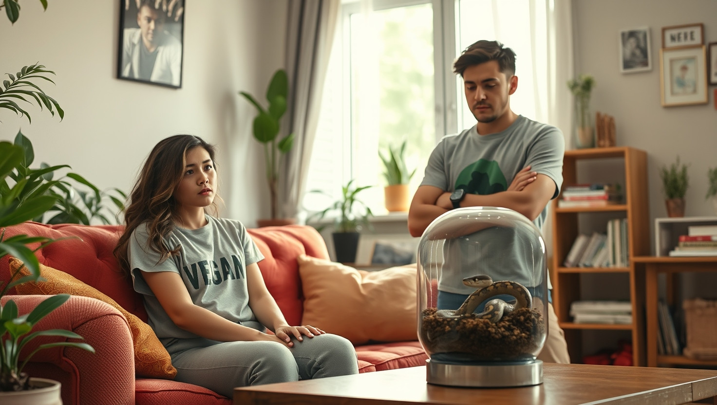 Vegan Refuses to Feed Live Mice to Partners Pet Snake: AITA?