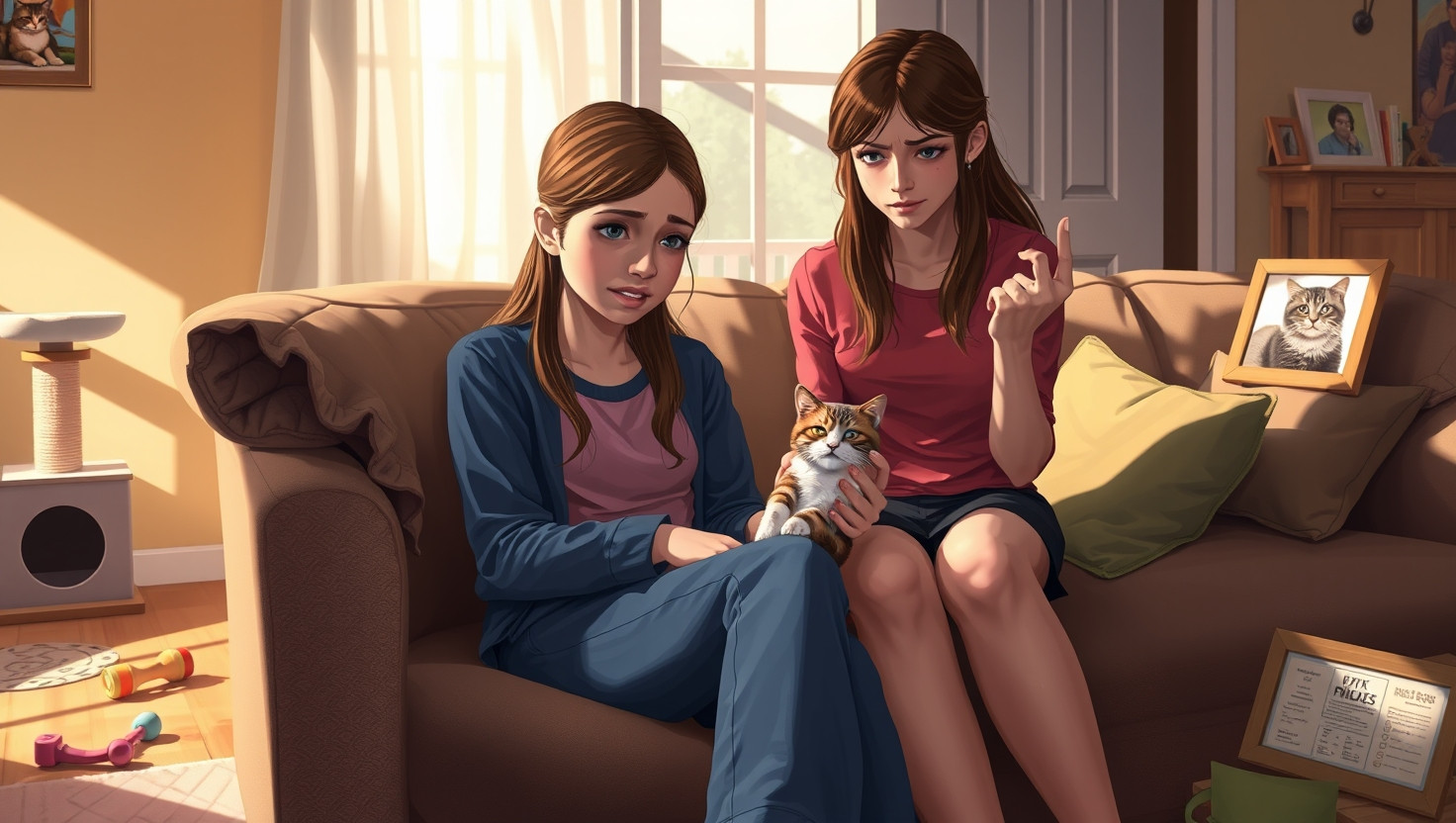 Sisters Carelessness Leads to Cats Expensive Surgery: Should She Cover the Costs?