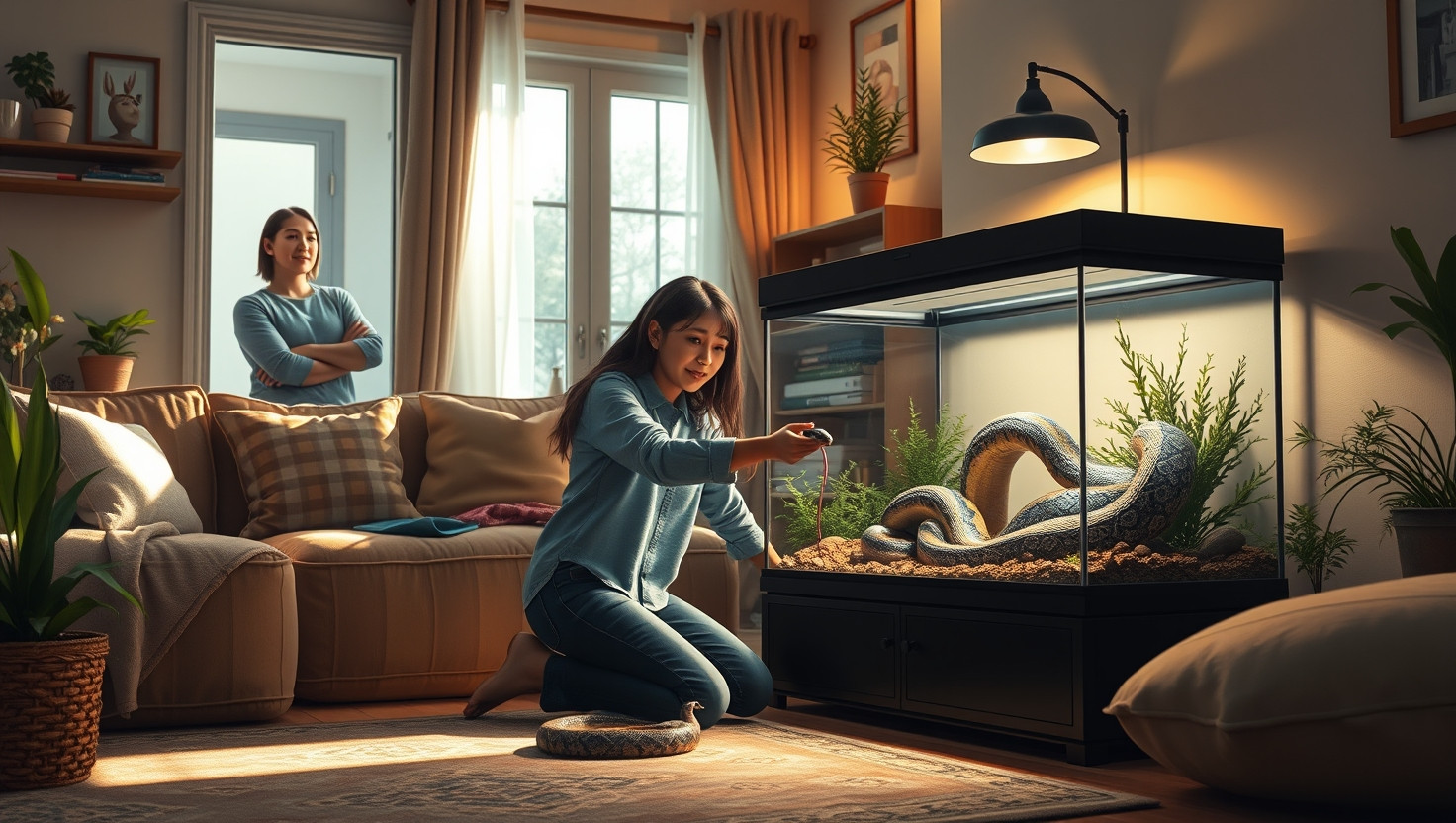 Roommate Wants to Split Costs for Pet Snakes Unique Diet - WIBTA if I Refuse?