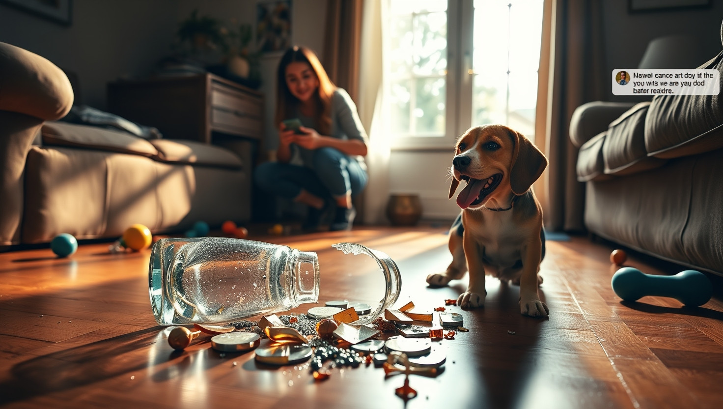 Neighbor Wants Me to Split Cost of Broken Vase After Dog-Sitting Mishap - WIBTA?