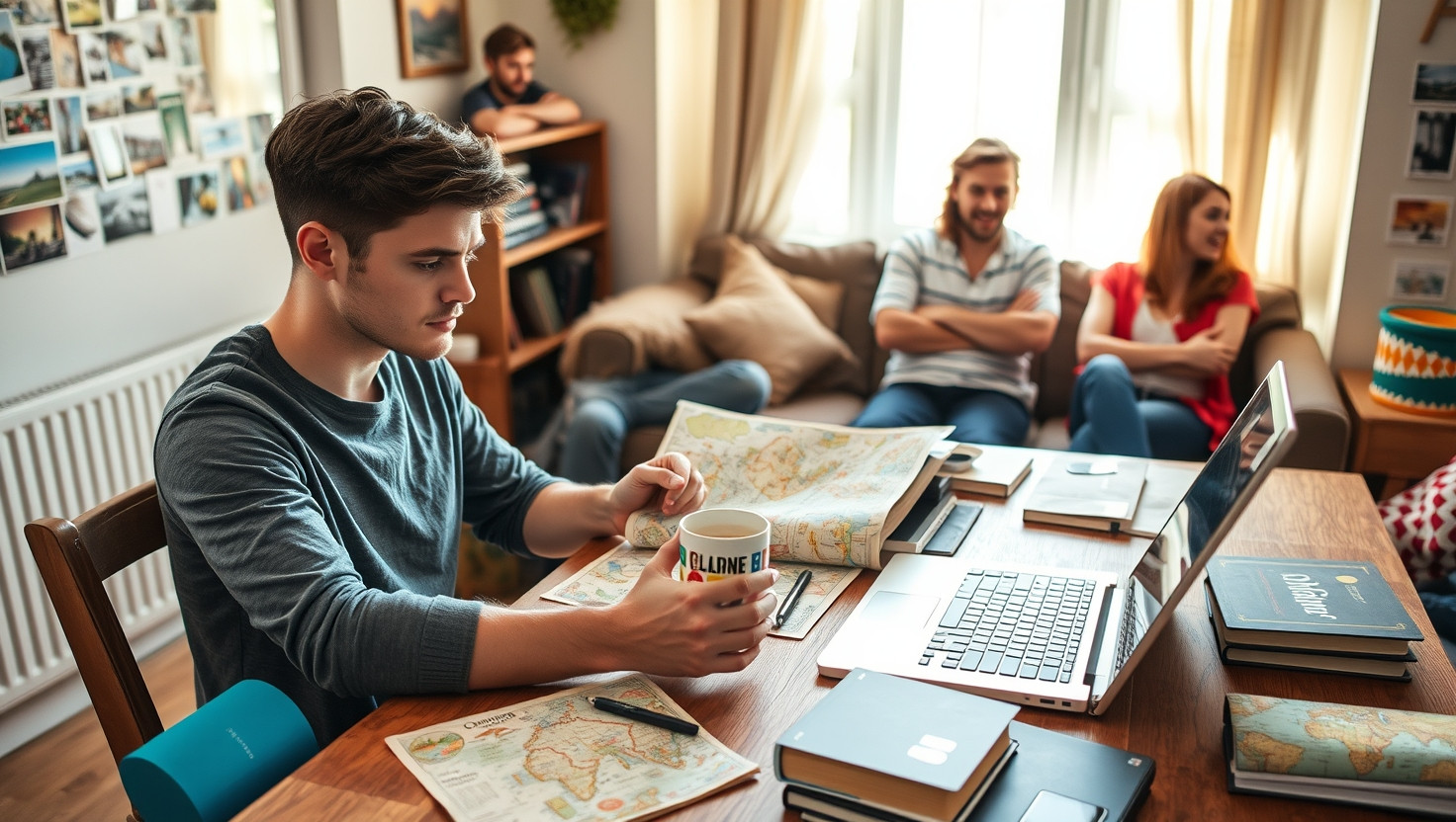 Debating to Share Meticulously Planned Budget Itinerary with Spontaneous Travel Buddies