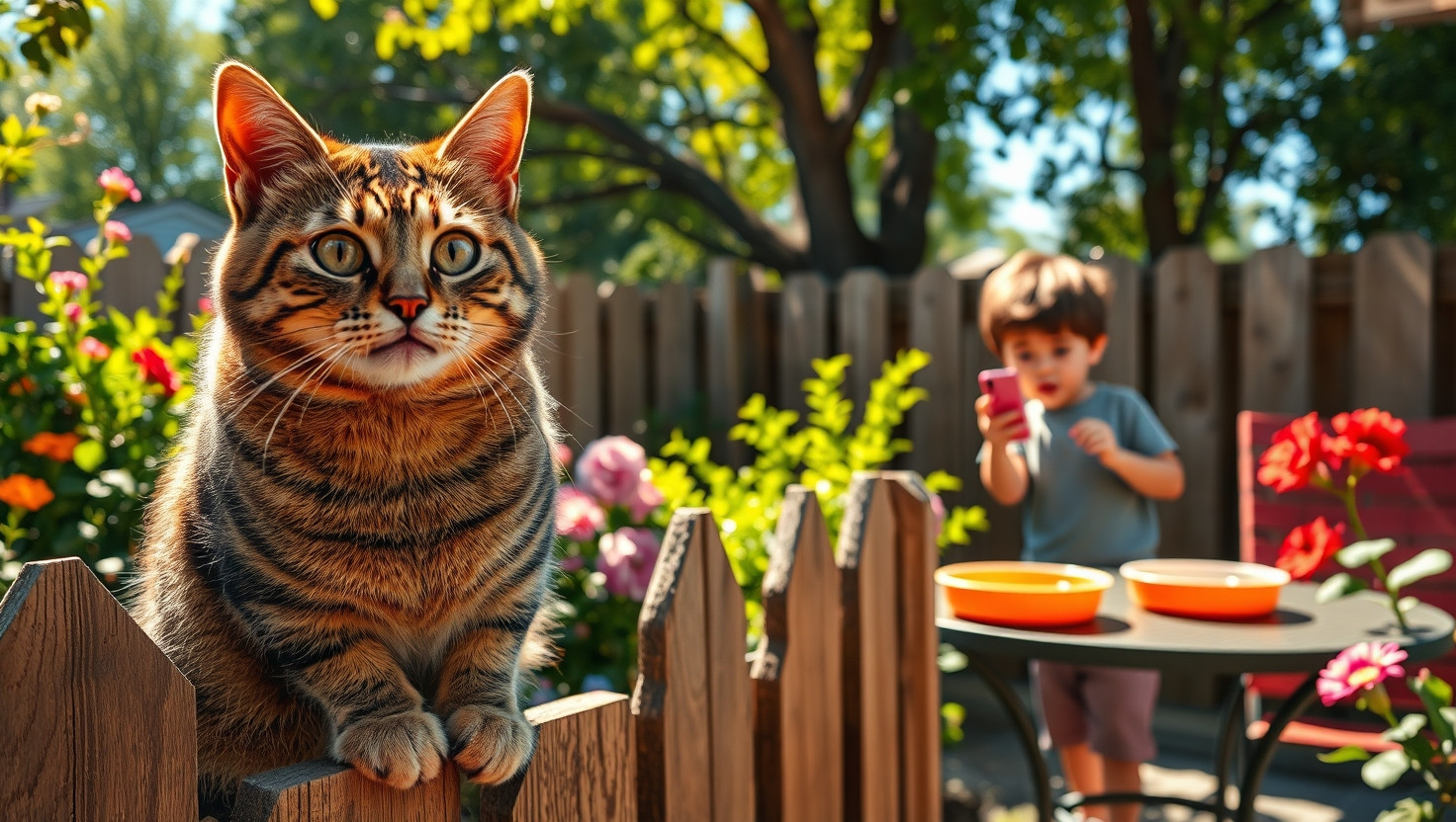 Neighbor Crosses Boundaries by Sneakily Trying to Copy Cats Special Diet