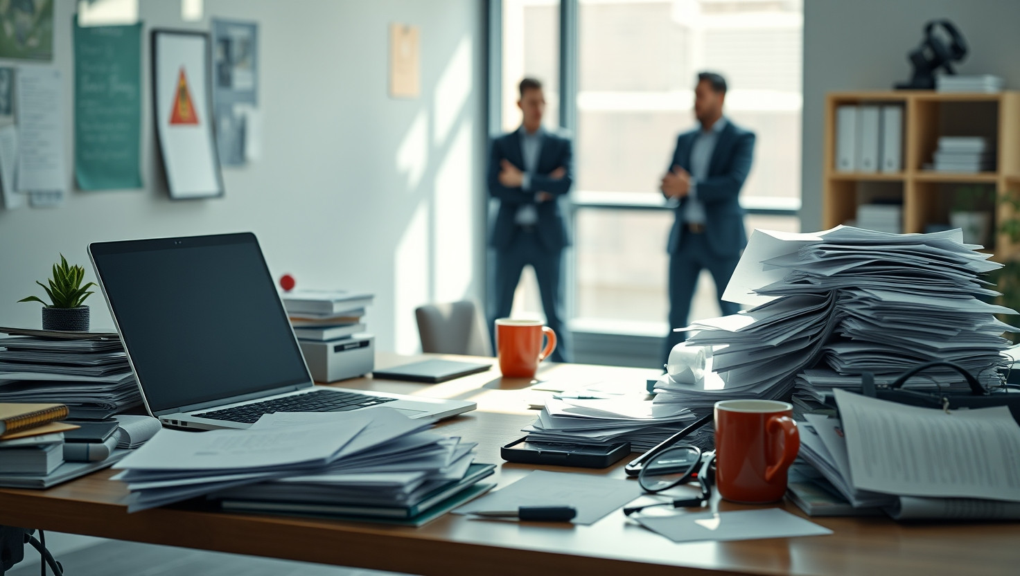 Colleague Constantly Invades My Office Space: AITA for Refusing to Share My Desk?