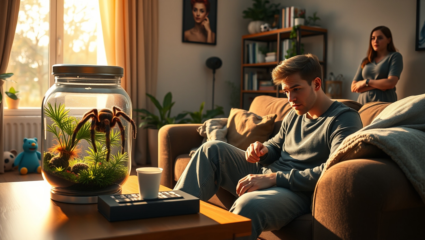 Dealing with Fear: Roommates Tarantula Roaming Freely - AITA for Requesting Terrarium Time?