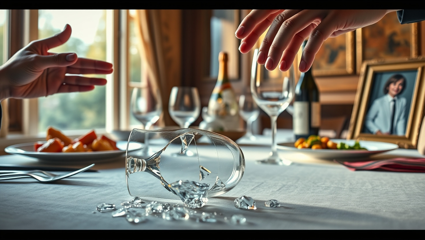 Friend Refuses to Pay for Broken Wine Glasses at Dinner Party - AITA?