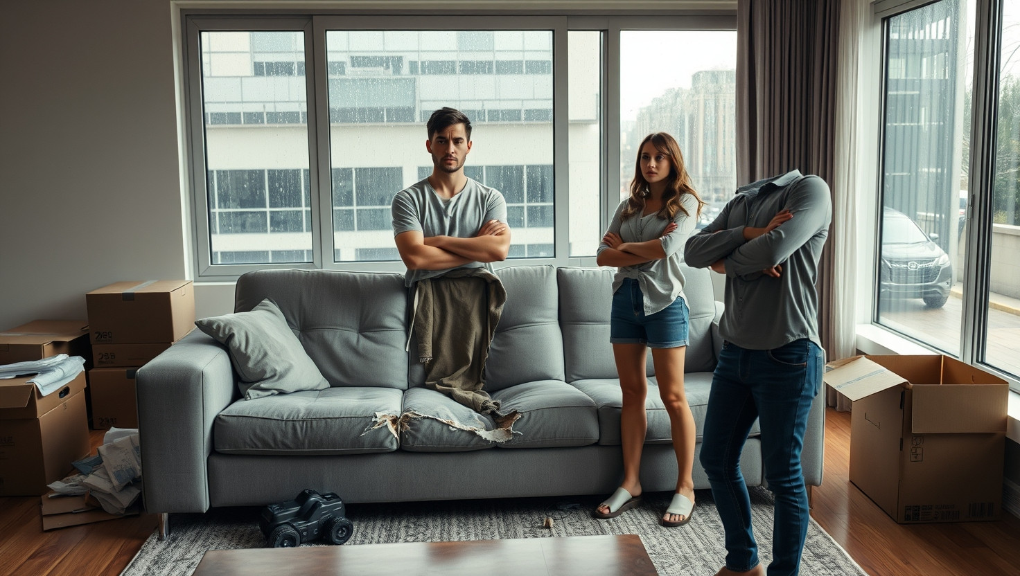 Friend Ruins Shared Couch in Moving Disaster - AITA for Refusing to Split Replacement Cost?