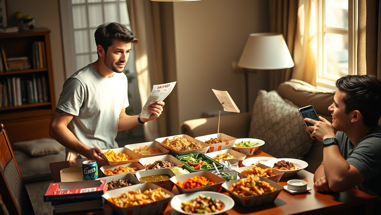 Friend Orders Food Without Asking: AITA for Requesting Split Costs?