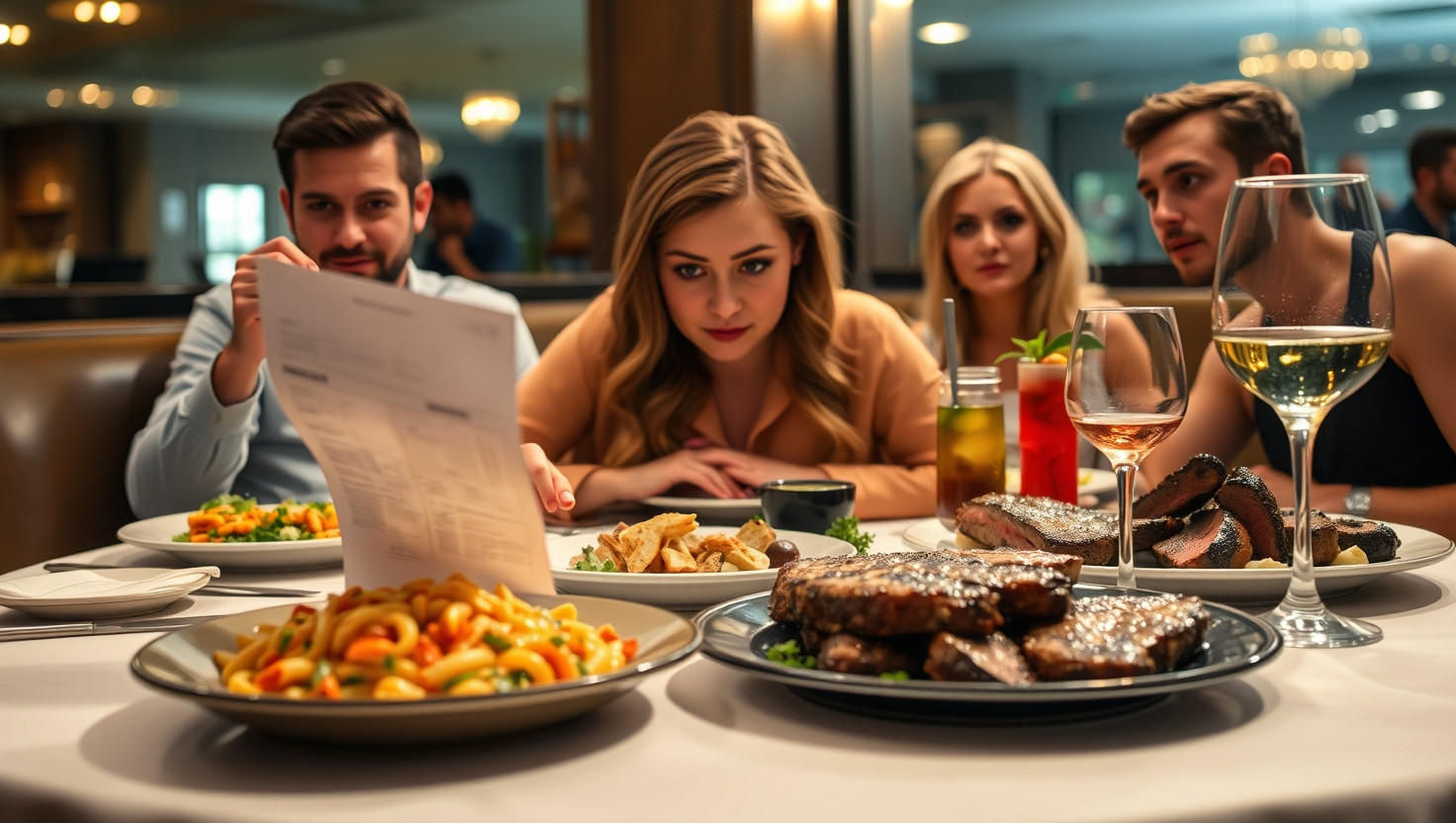 Debating Splitting the Bill: AITA for Sharing the Cost of Friends Expensive Orders?