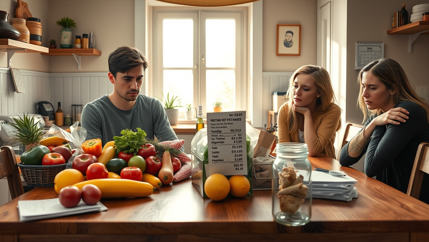 Should I Split Increased Food Costs Unequally with Struggling Housemates?