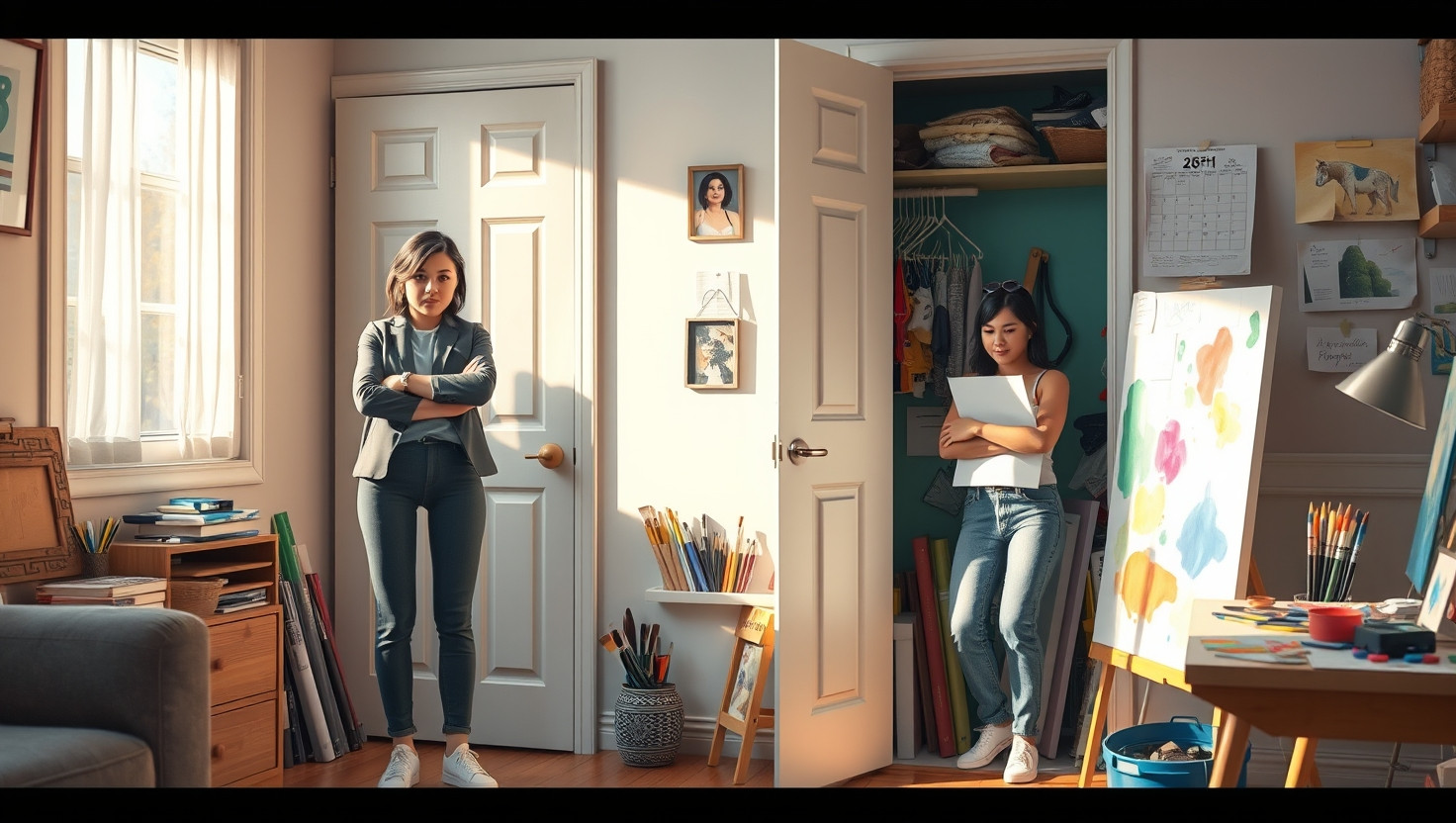 Roommate wants to turn our shared closet into an art studio, but I need it for work supplies. AITA for refusing?