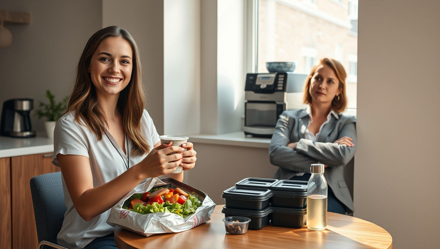 How to Handle a Judgmental Coworker Criticizing Your Lunch Choices
