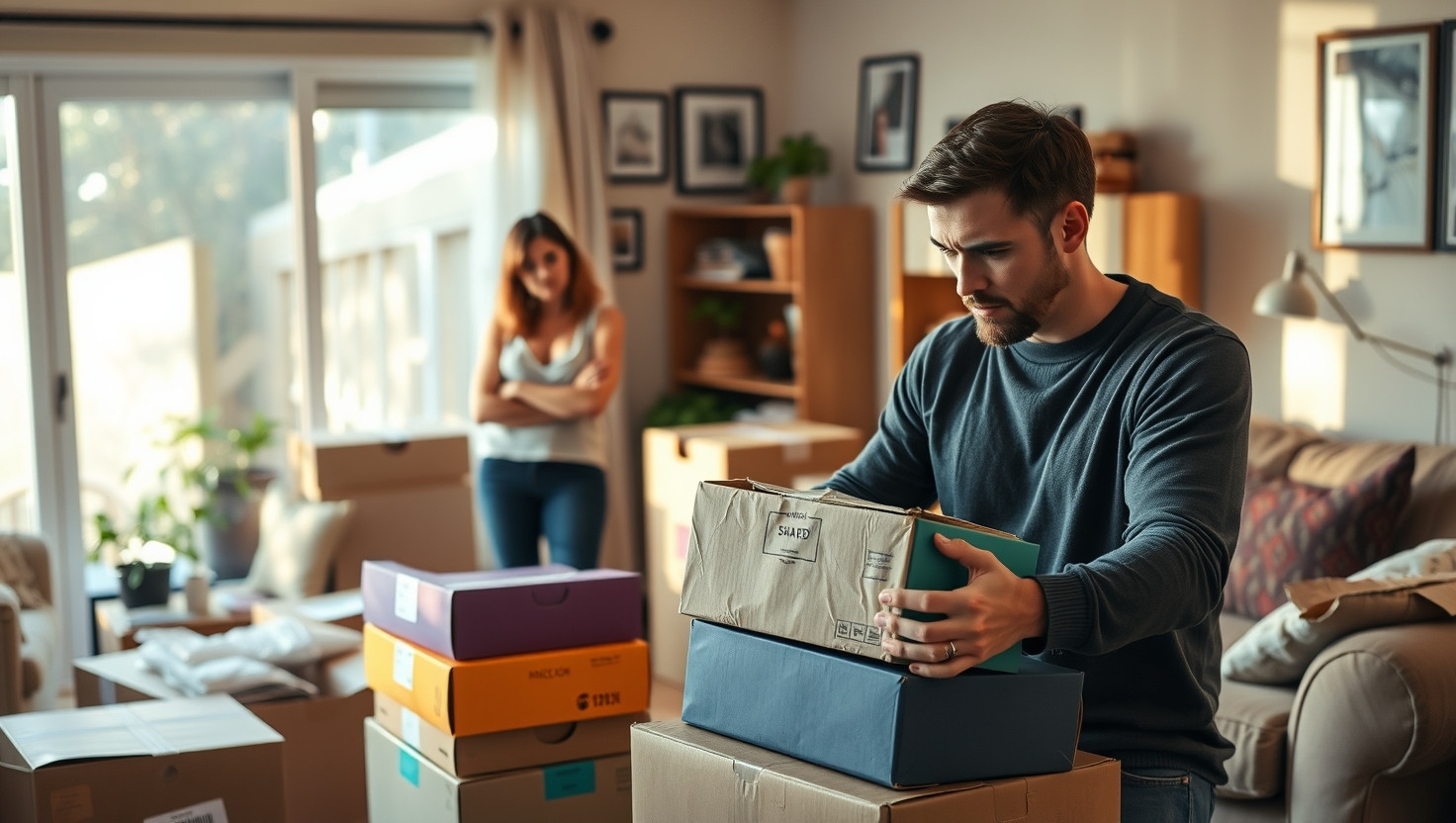 Insisting on Separate Moving Boxes from Partner: AITA Overreacting?
