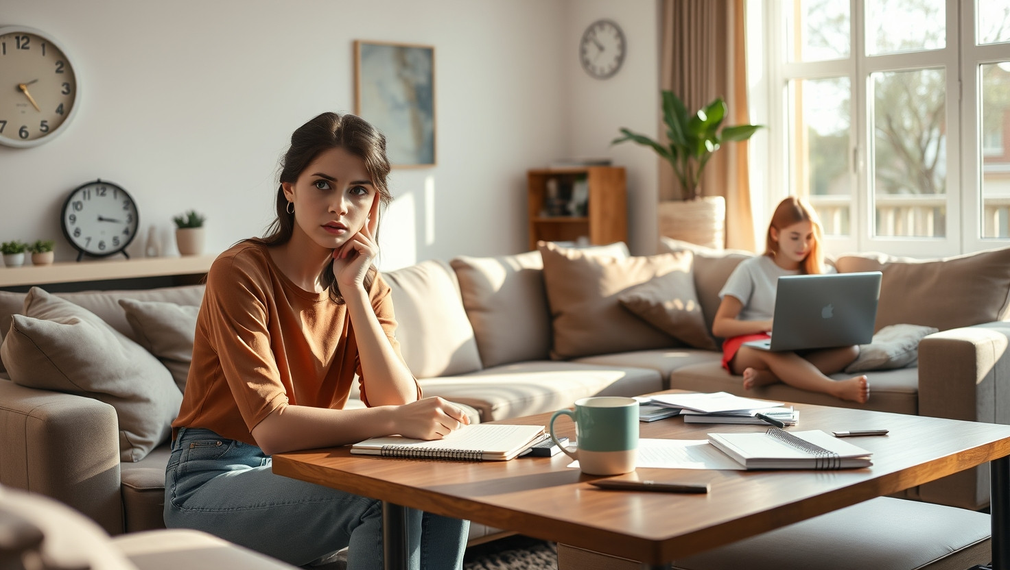 Should I Insist on Equal Apartment Payment Despite Using Living Room for Work Meetings?