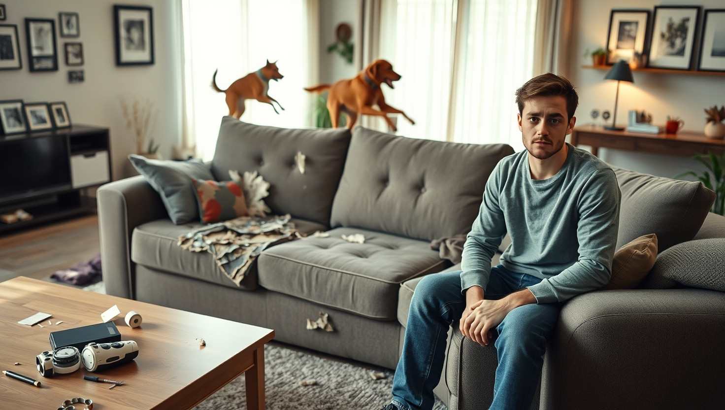 Friend Refuses Responsibility for Dog Damaging Couch - AITA?
