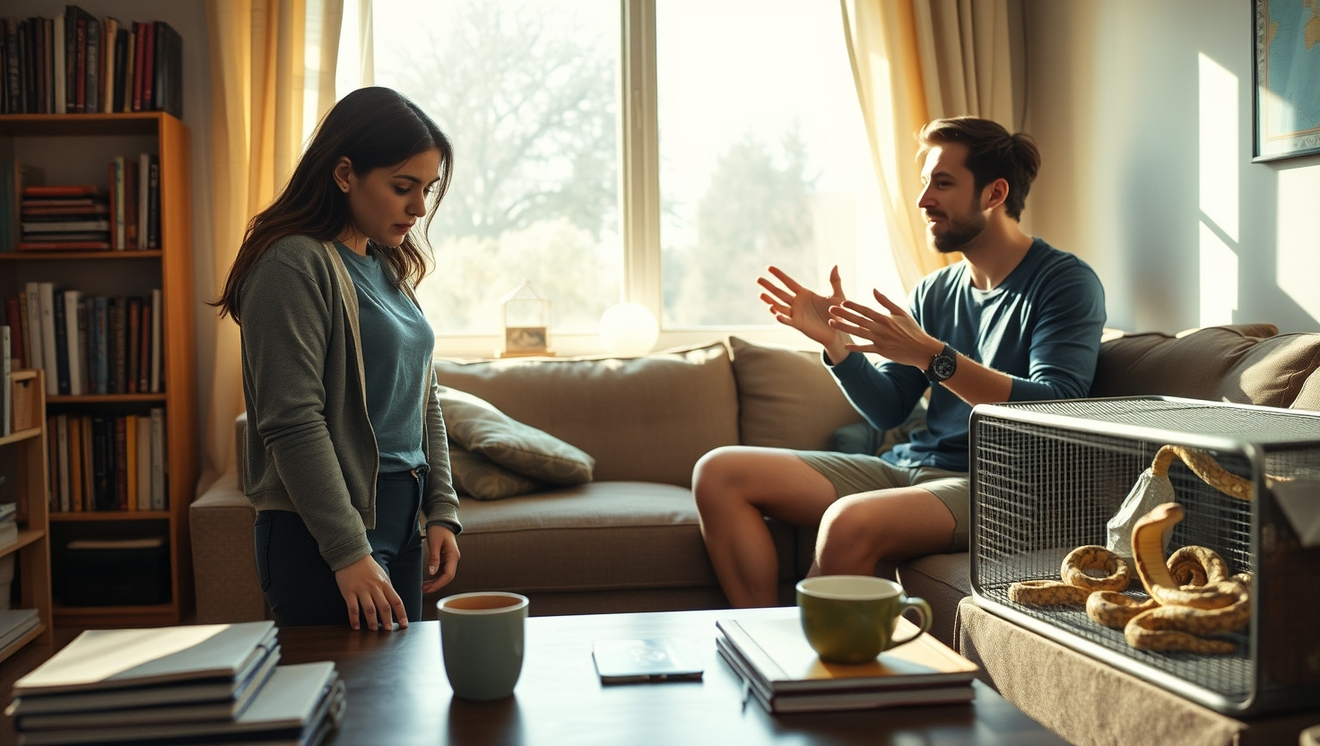 Roommate Wants Pet Snake, AITA for Objecting?