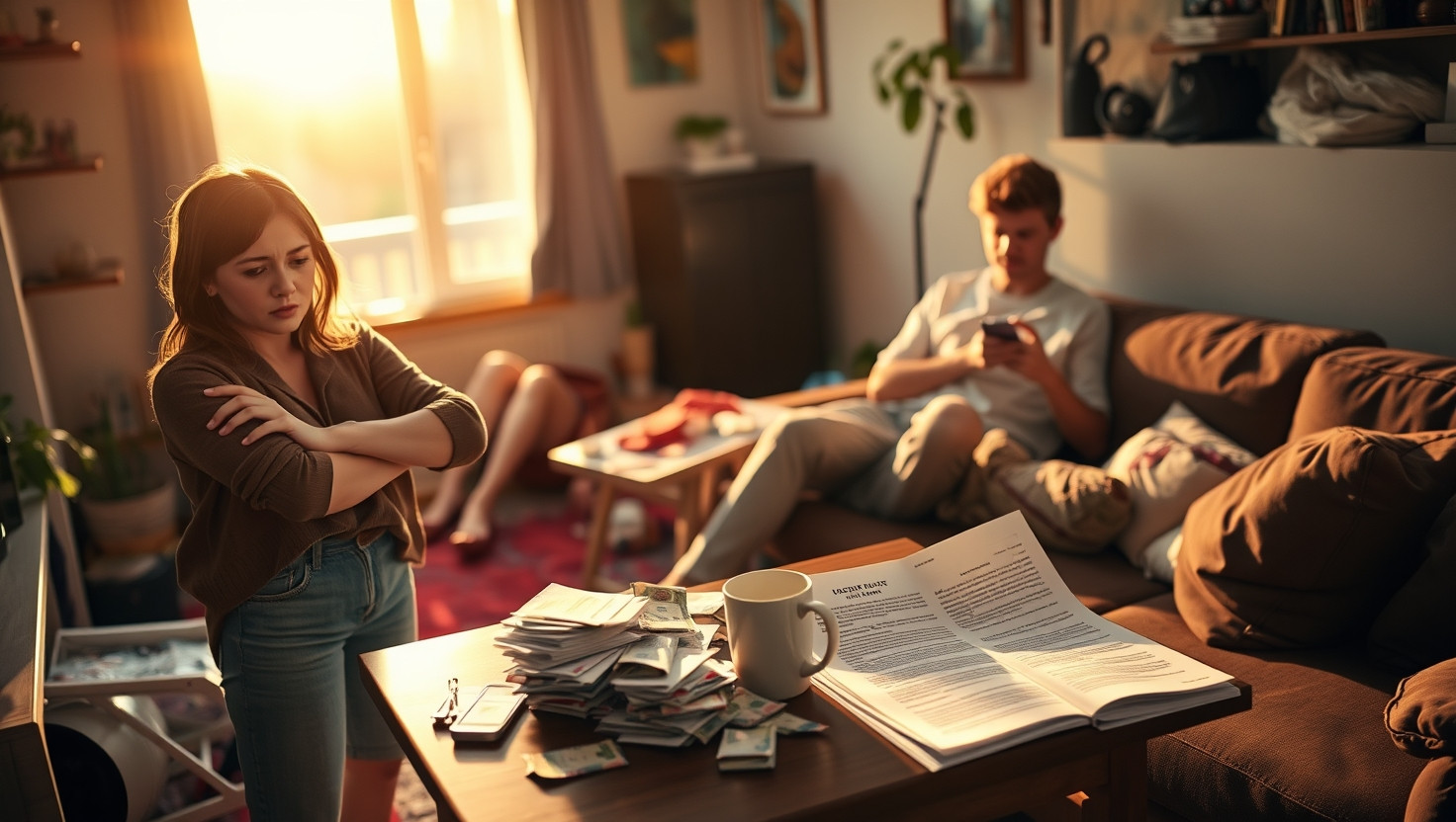 Roommate lets friends stay for free, am I wrong for not splitting rent?