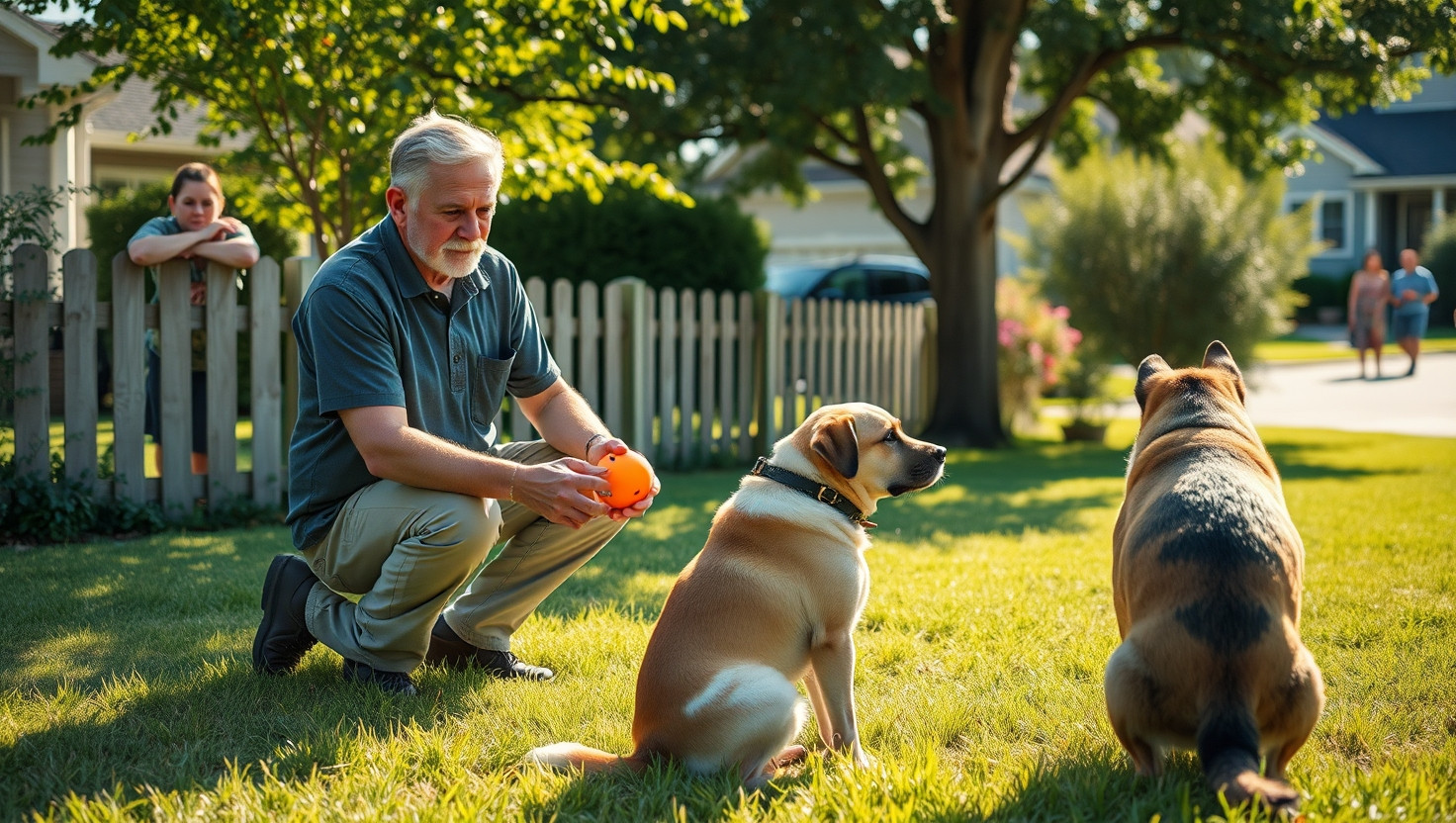 Neighbors Dogs Aggression Fixed with Unconventional Training: AITA?
