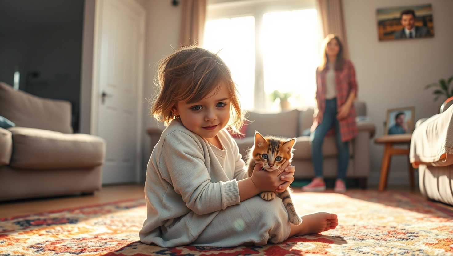 Parenting Dilemma: Allowing Child to Adopt Stray Cat Against Partners Allergies