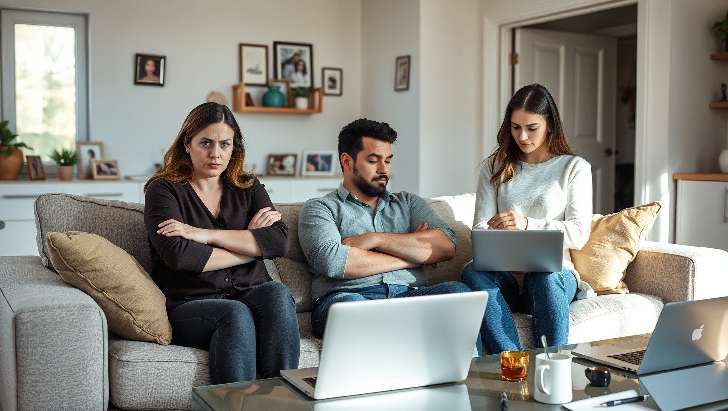 Is it Fair to Ask Partner for Equal Living Costs Amid Exs Intrusion?