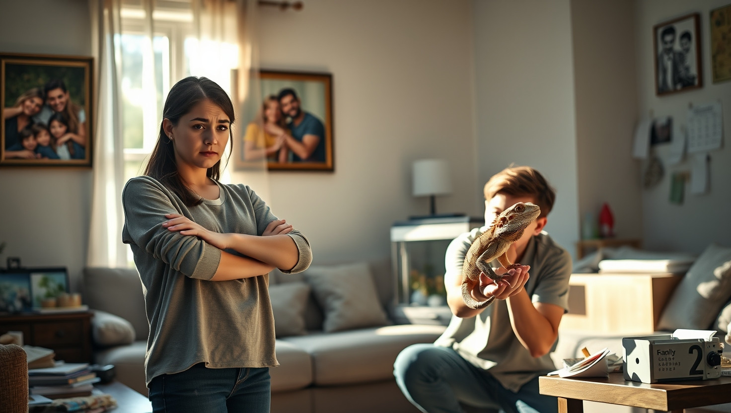 Brothers Pet Lizard vs. Family: A Tough Ultimatum