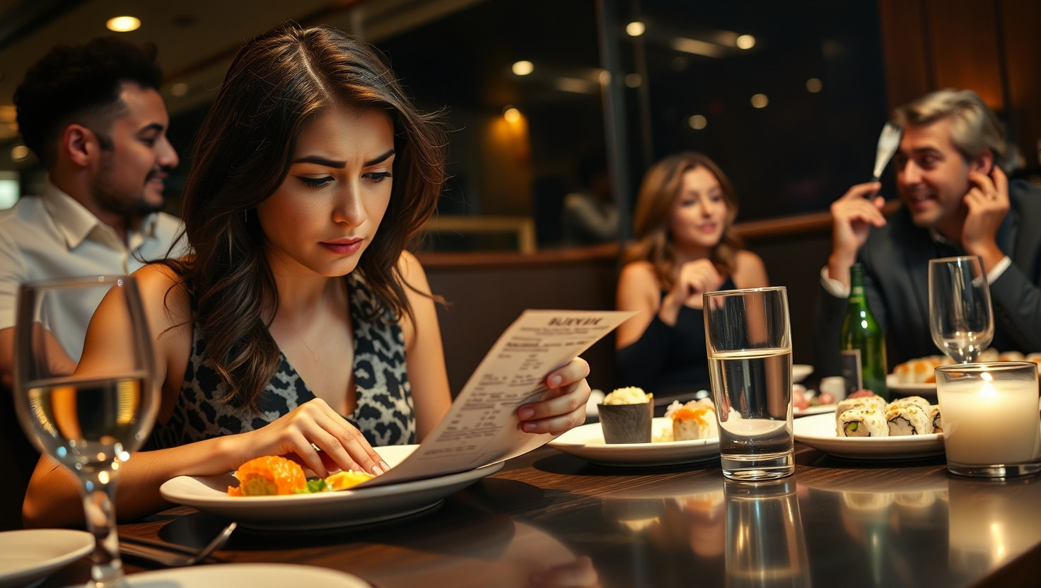 AITA for Refusing to Split Expensive Restaurant Bill Equally with Friends?