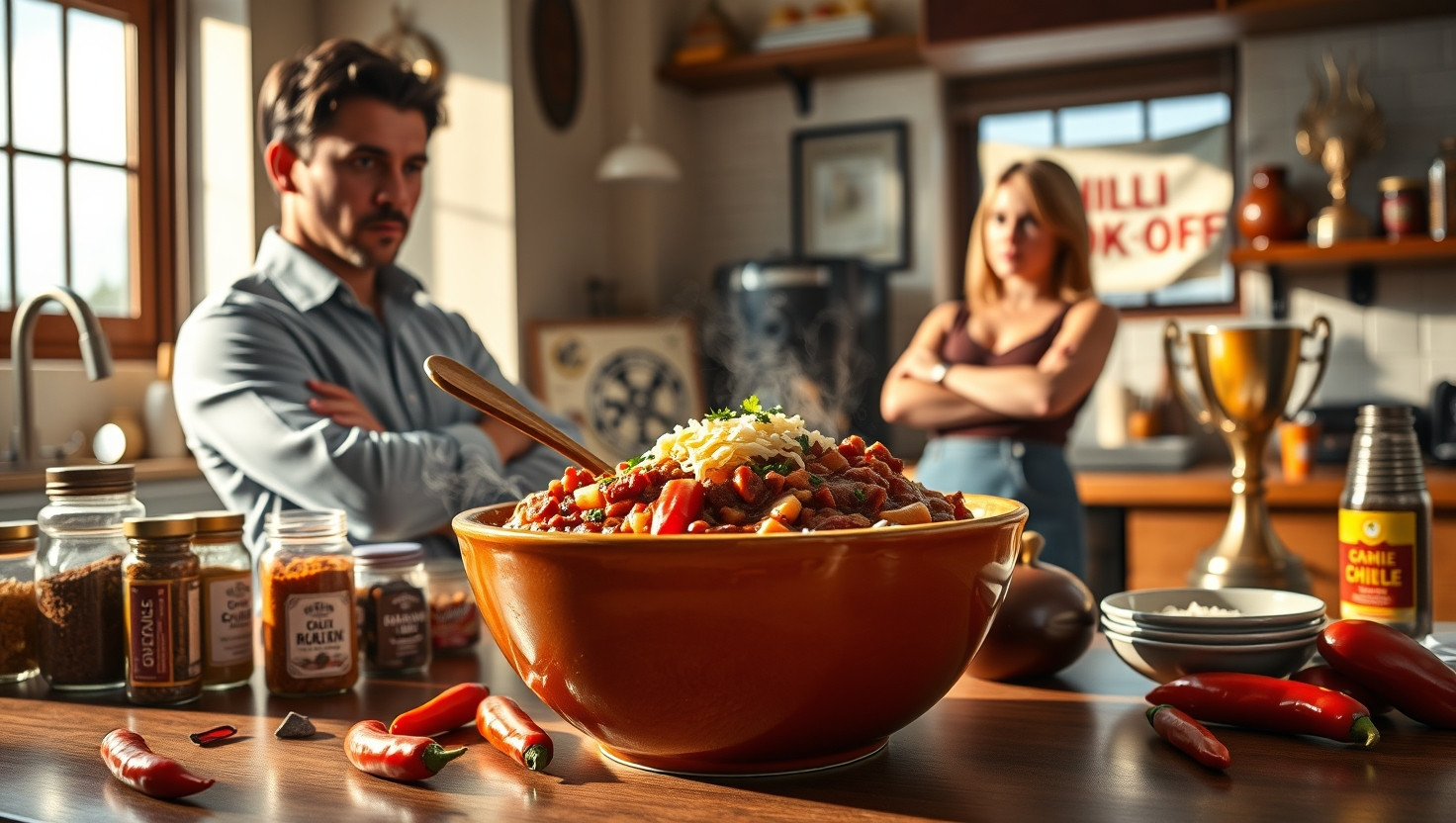 Should I Share My Award-Winning Chili Recipe with Competitive Coworker?