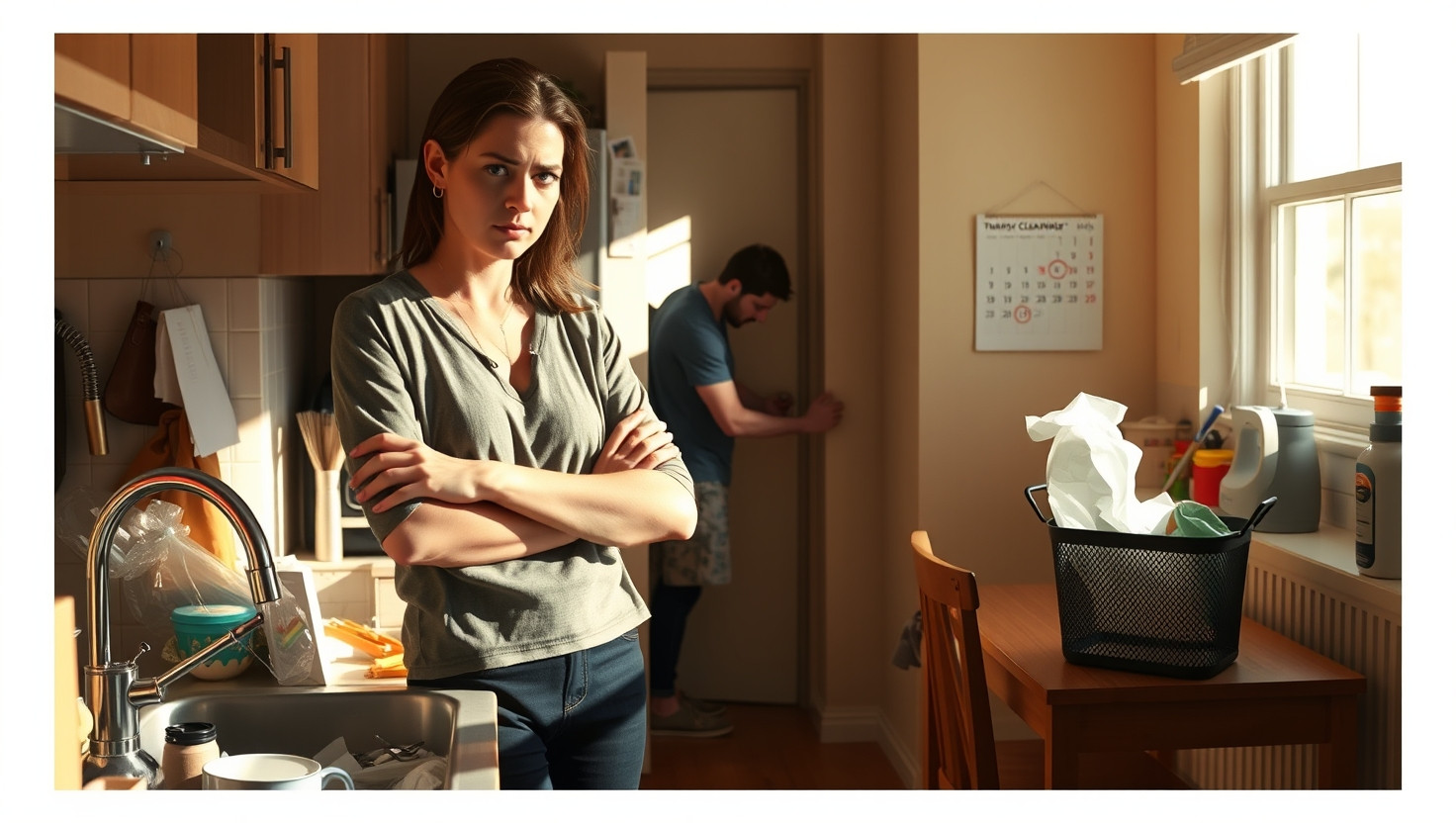 Dealing with a messy roommate: Am I wrong for not cleaning up after her?