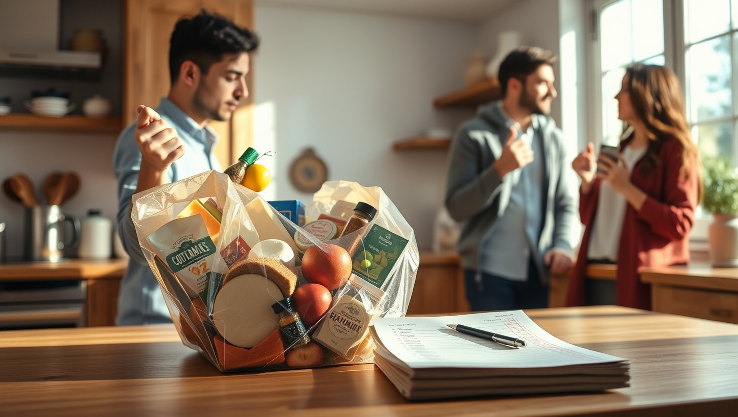 AITA for Unequal Grocery Costs with Partner Due to Income Disparity?