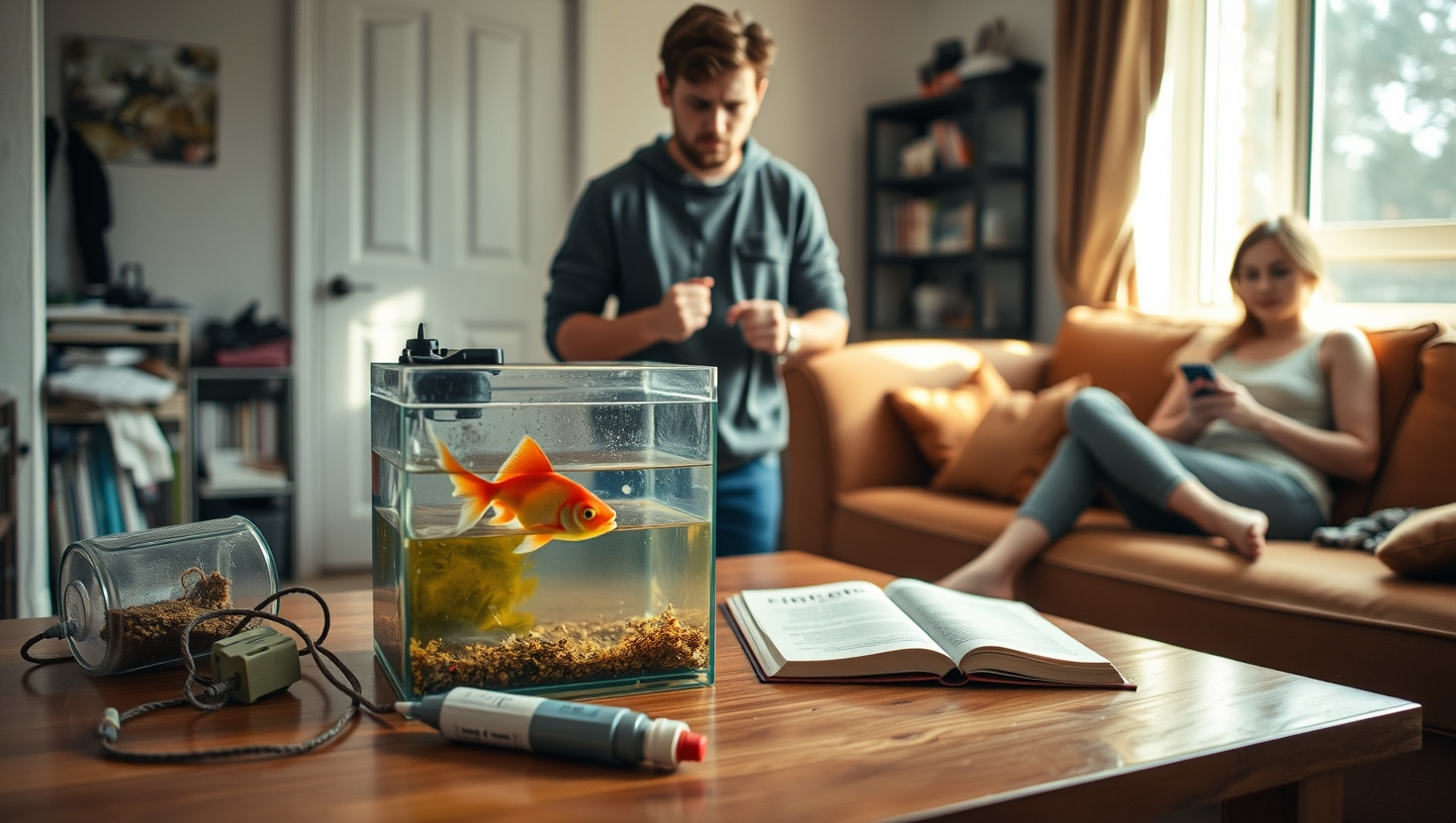 Roommate Neglected My Goldfish: AITA for Refusing to Split Pet Care Costs?