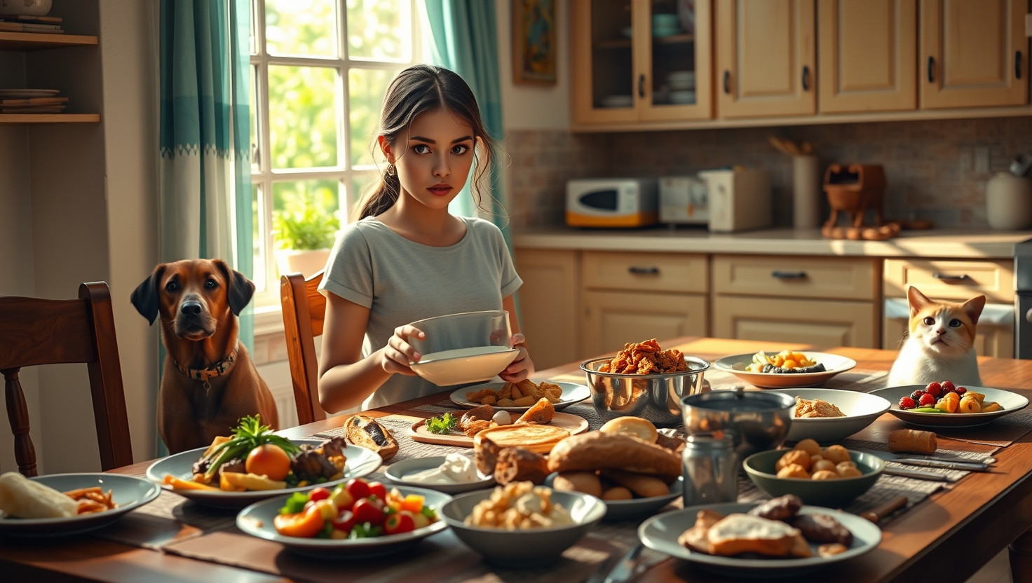 Am I in the wrong for not sharing my pets leftovers with a friend in need?