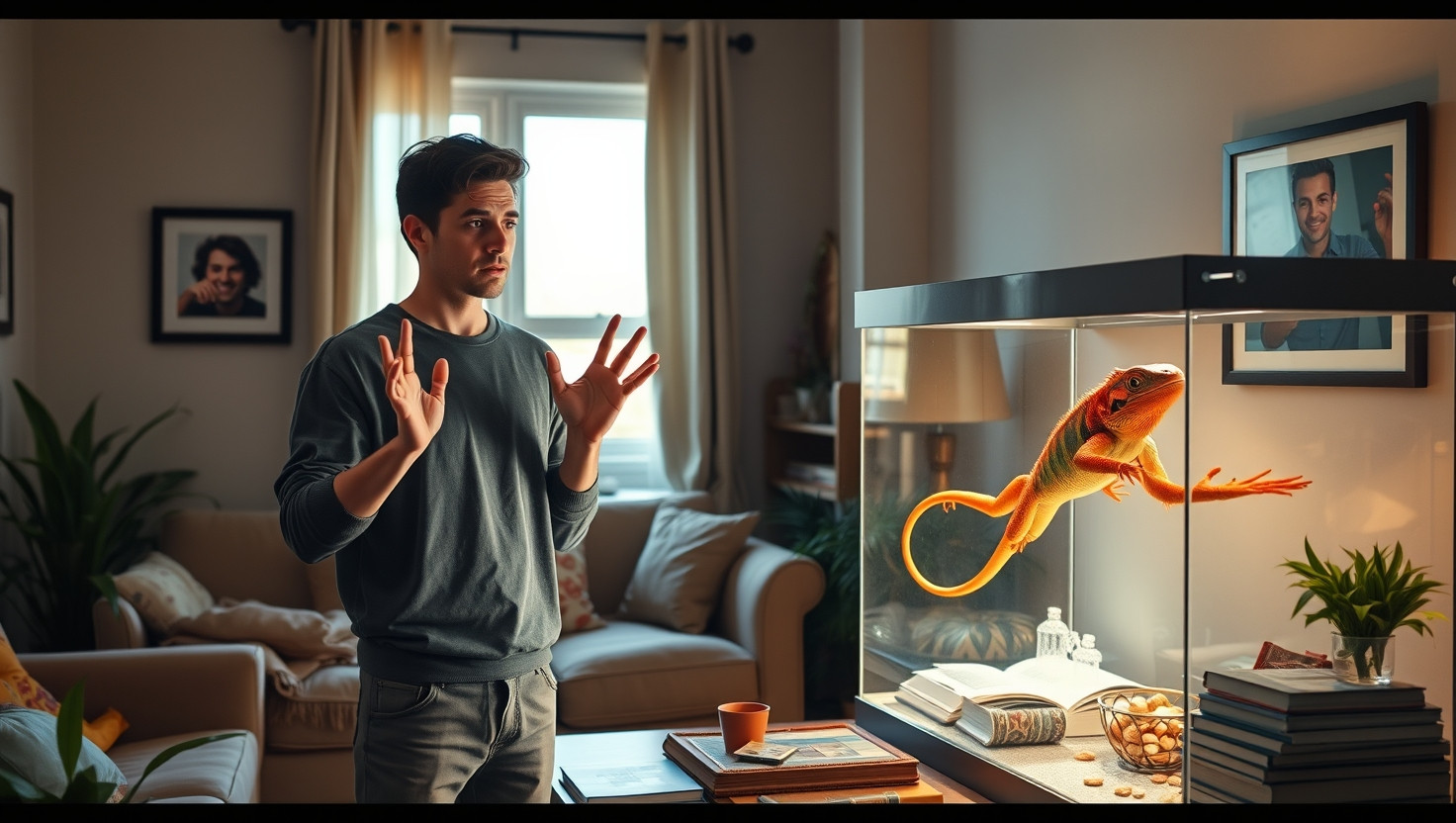 Roommate Adopts Lizard Despite My Extreme Phobia: AITA for Refusing?