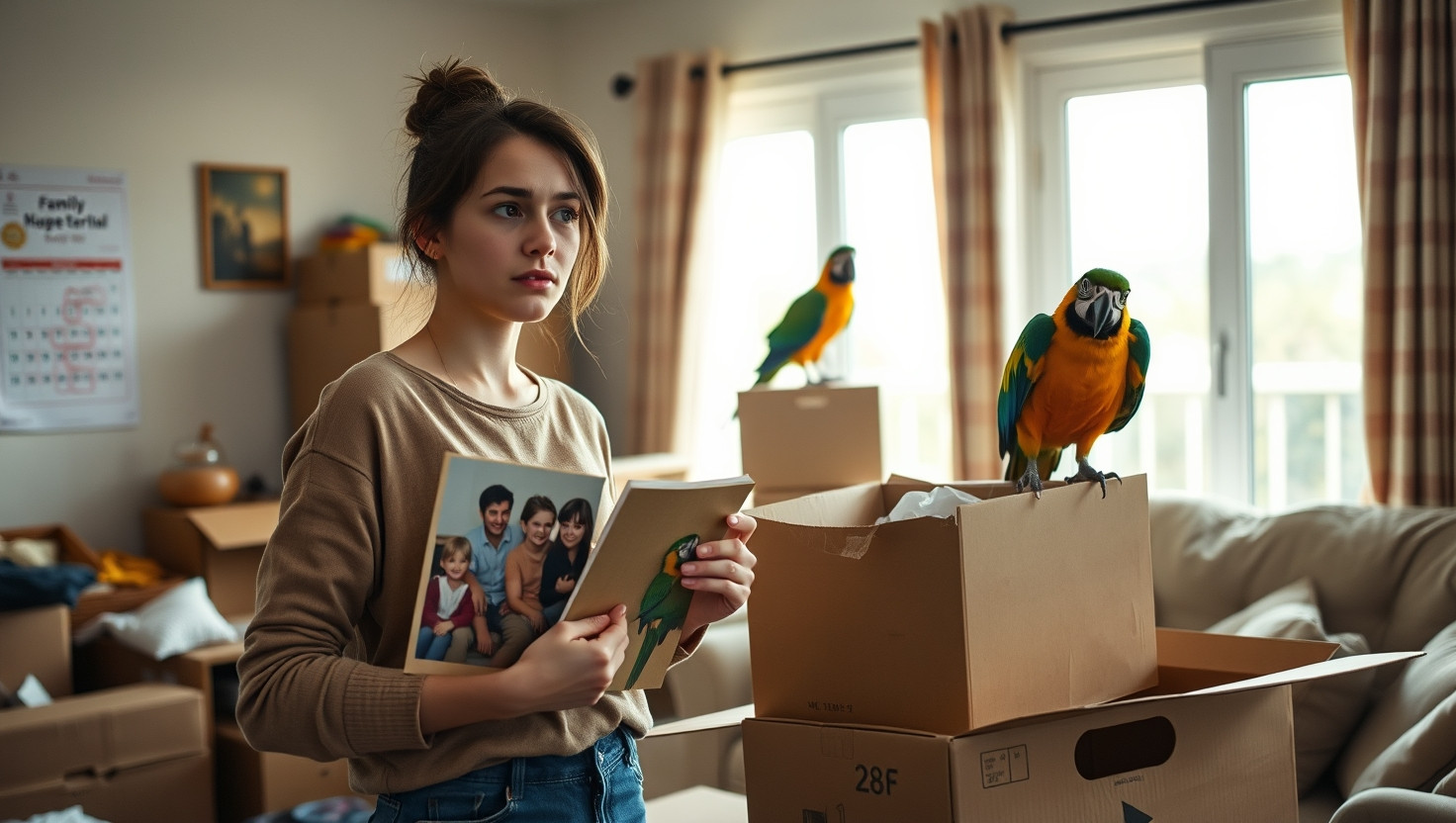 AITA for refusing to let cousin bring pet parrot to our family home during big move?