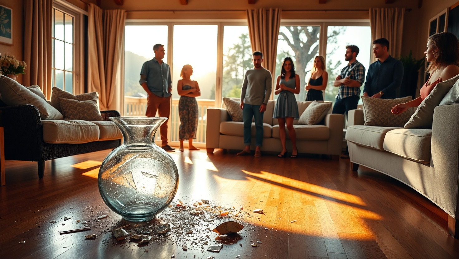 AITA: Friend wants me to split cost for broken vase during vacation rental