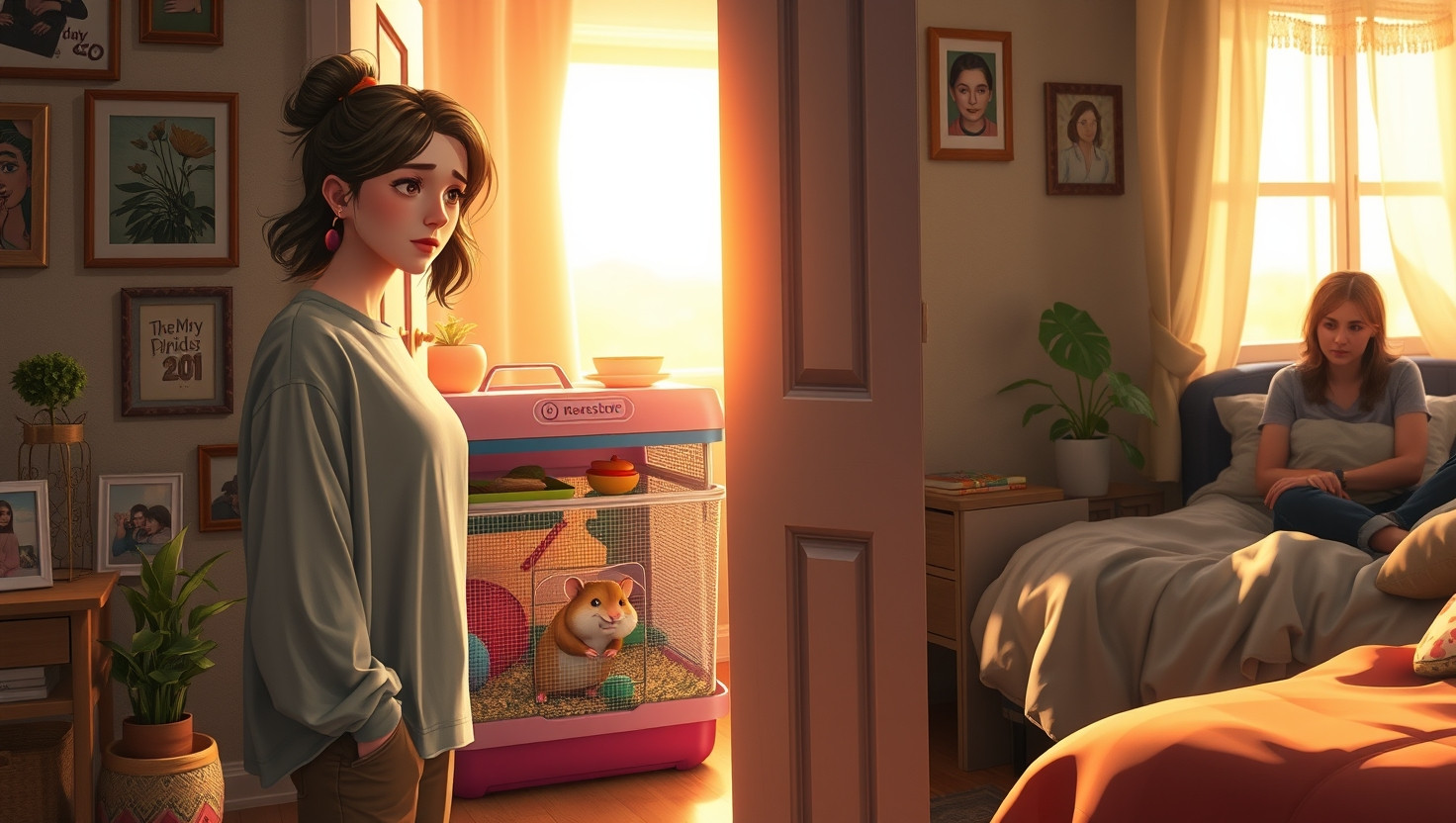Roommates Emotional Plea: Refusing to Host Hamster - AITA?