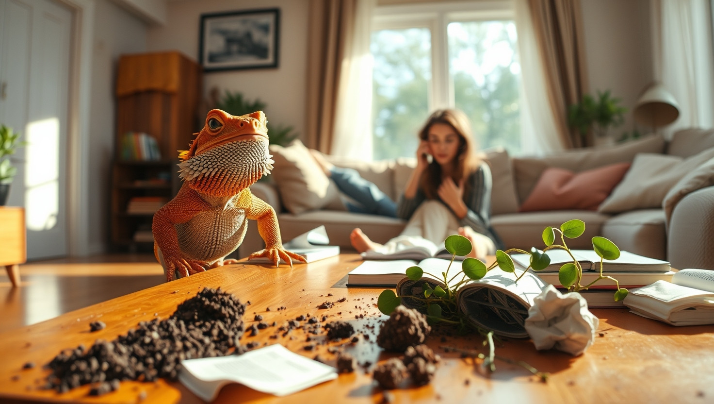 Struggling with a Mischievous Pet Lizard: A Dilemma of Friendship