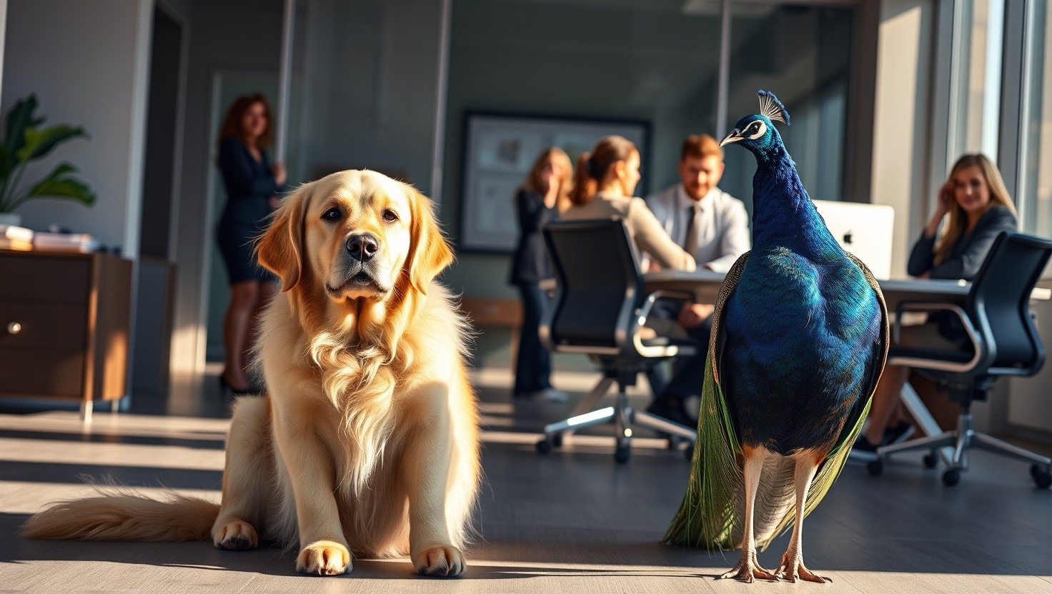 Colleagues Emotional Support Peacock Disrupts Office - Should I Give Up My Dogs Benefits?