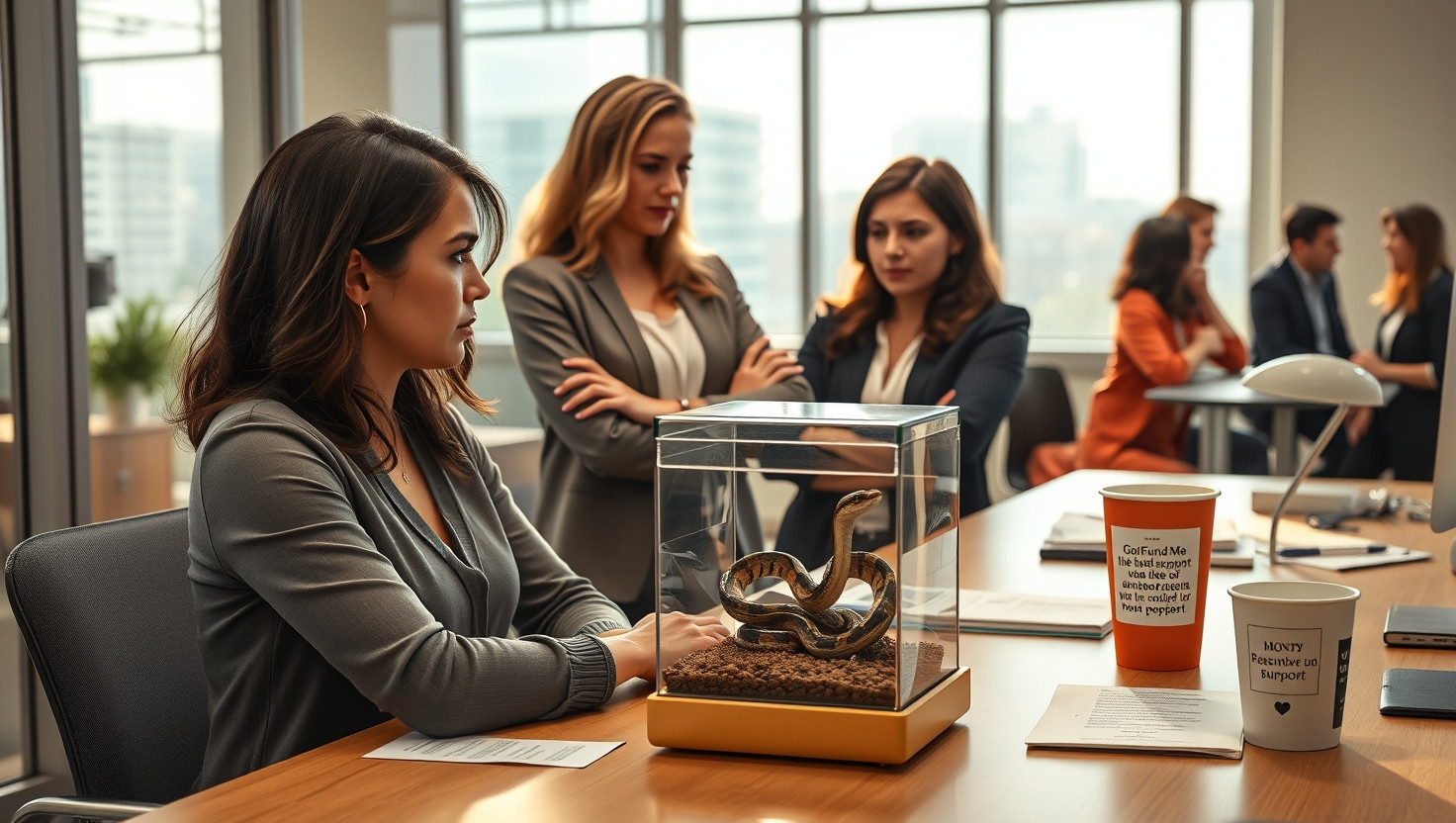 Coworkers Emotional Support Snake Needs Surgery: AITA for Refusing to Pay?