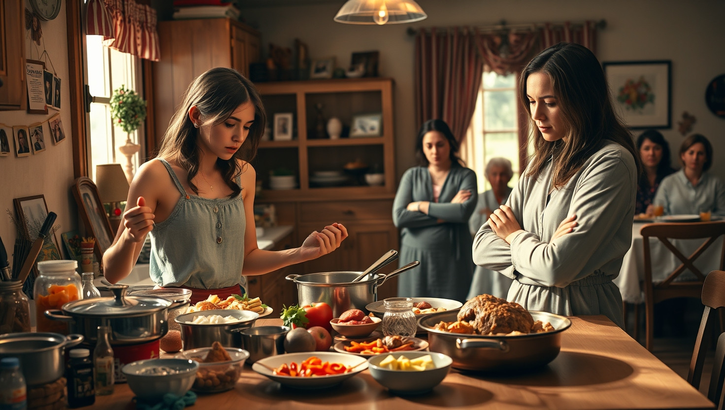 Family Drama: AITA for Banning Sister from Cooking After Ruining Thanksgiving?