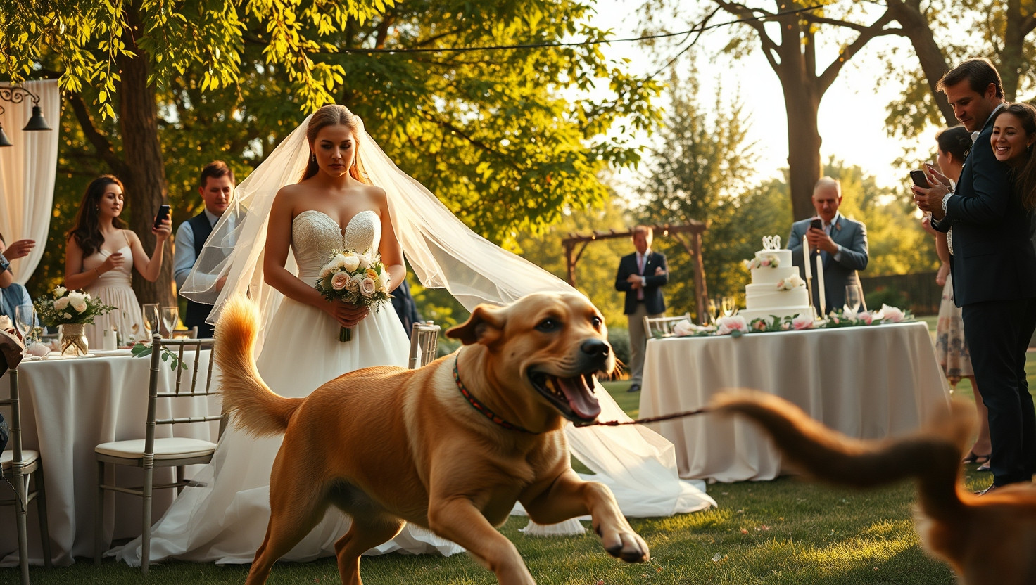 AITA for Banning Friends Unruly Dog from My Pet-Friendly Wedding?