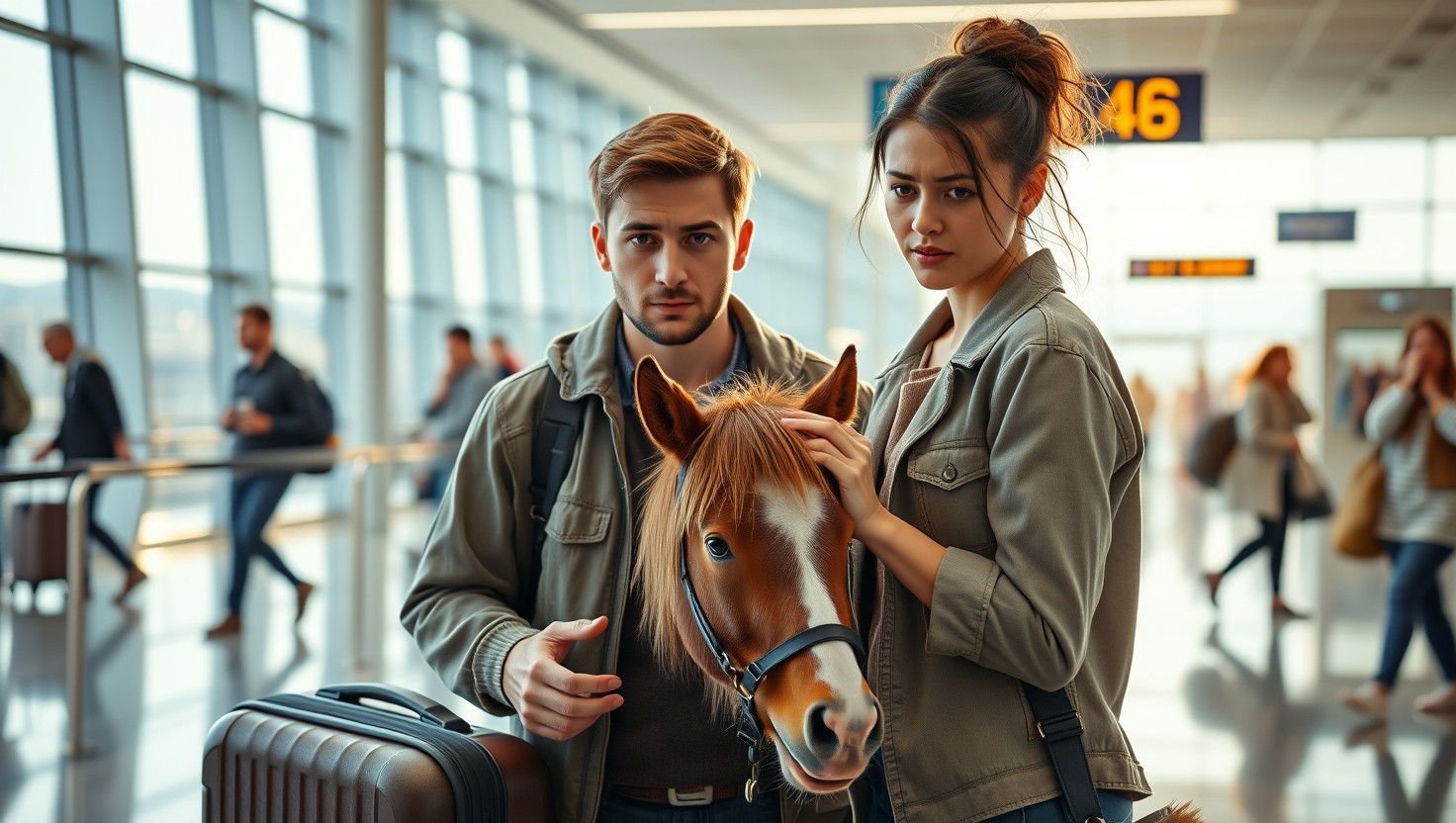 Am I Wrong for Declining to Fly with My Girlfriends Emotional Support Miniature Horse?