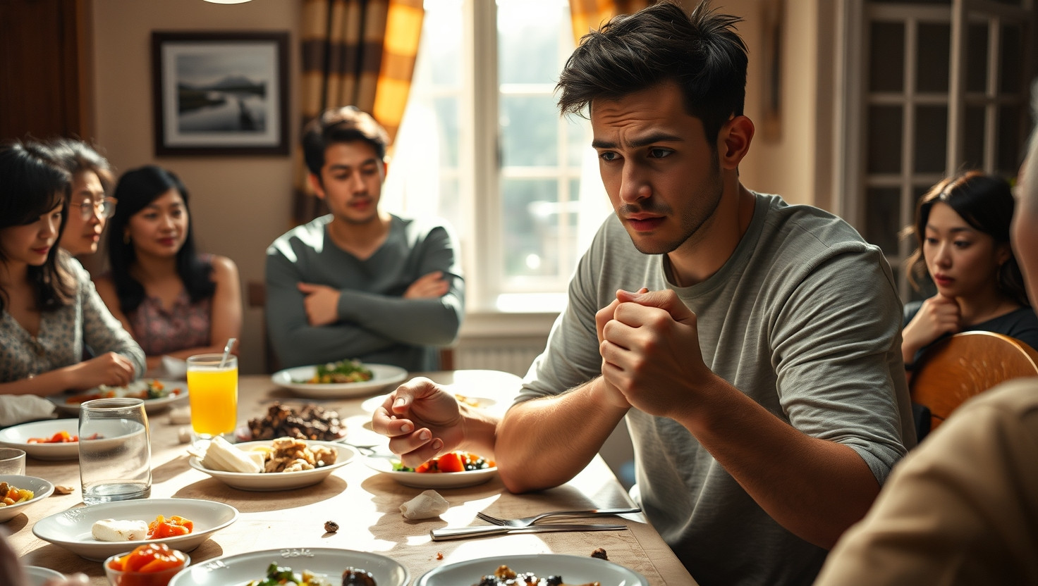 Should I have brought up a painful food fight memory during a family dinner argument?