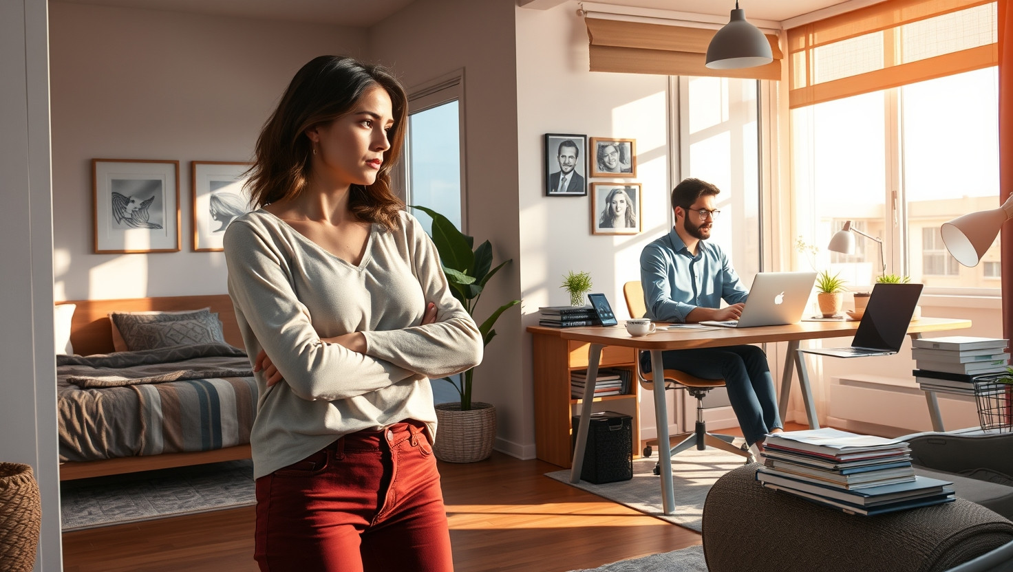 Fair Rent Dispute: Should Partner Pay More for Larger Room Due to Work Needs?